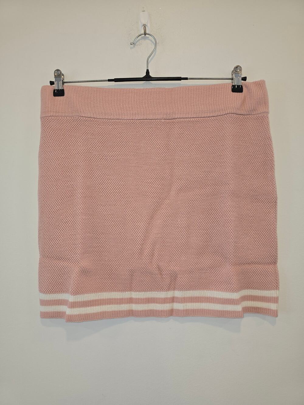 NWOT White Birch Pink and White Skirt Size 3x